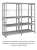 Стеллаж для одежды ТСУ 2/4 (2500х1060х600) У