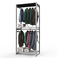 Стеллаж для одежды ТСУ 2/3 (2500х1060х500) П