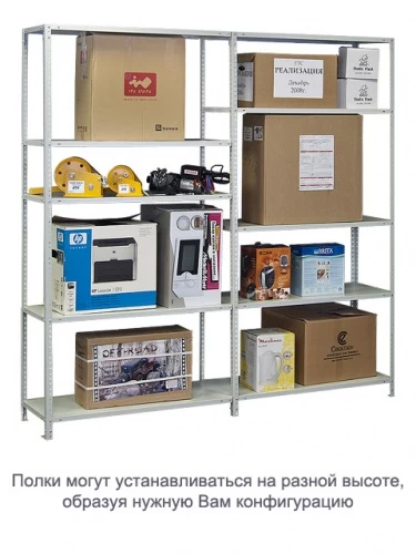 Стеллаж металлический ТС120 (1800х1200х500)/3